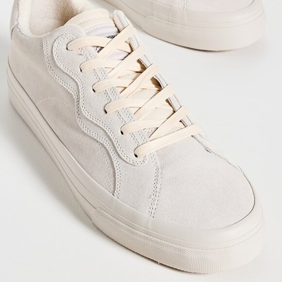 NEW BRANDBLACK No Name Sneakers - Suede For Women Light Grey 7253s7 - Picture 2 of 8